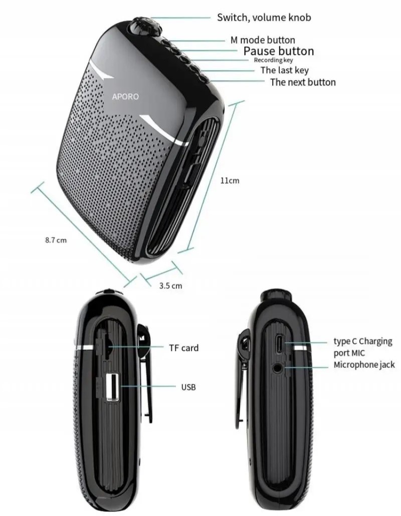 máy trợ giảng Aporo T21 UHF