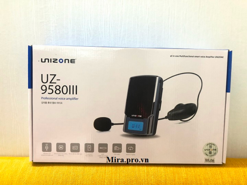 máy trợ giảng Unizone 9580 F3 không dây